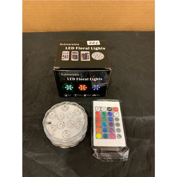 Submersible LED Floral Lights With Remote