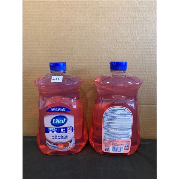 Dial Refill Antibacterial 1.53L Pomegranate Tangerine Scent 2 Pack