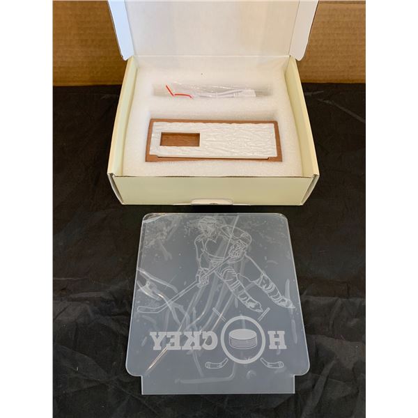 Light Up Hockey Display Stand Light