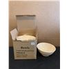Image 1 : Evanda Plastic Bowls Set of 8 137oz Cheese White