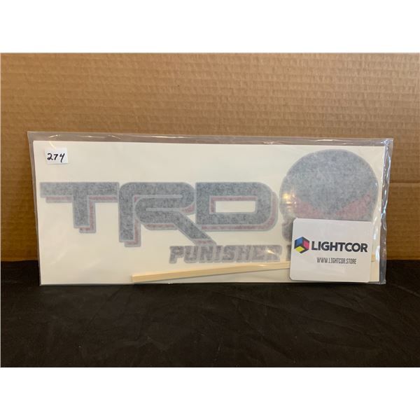 Lightcor TRD Decals For Tacoma 4x4 Punisher Edition