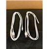 Image 1 : 2 x Apple iPhone Charger Cords - Lightning - 6 FT