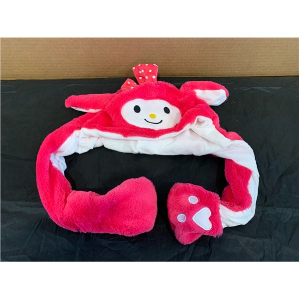 Ear Moving Jumping Rabbit Hat - Plush Bunny