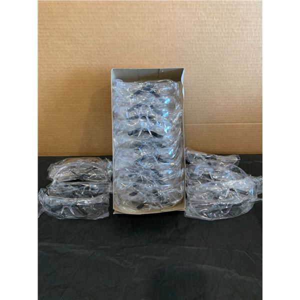 Lot Of 30 Pairs Safety Glasses - Unisex Protective Goggles