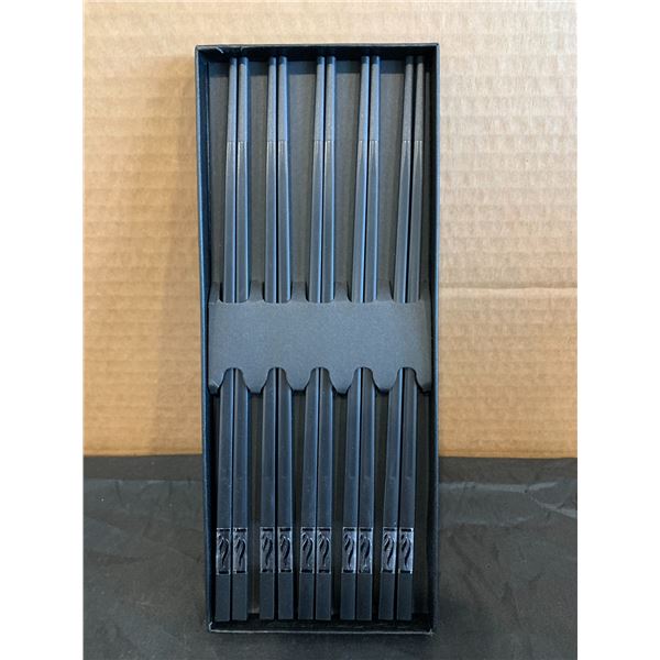 HuaLan Reusable Chopsticks Set - Dishwasher Safe - 5 Pairs