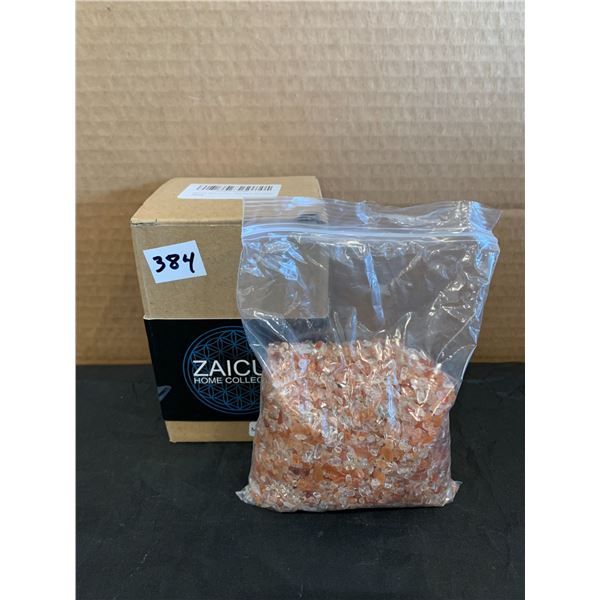 Carbuncle Tumbled Chips Agate/Quartz - Bulk 1LB