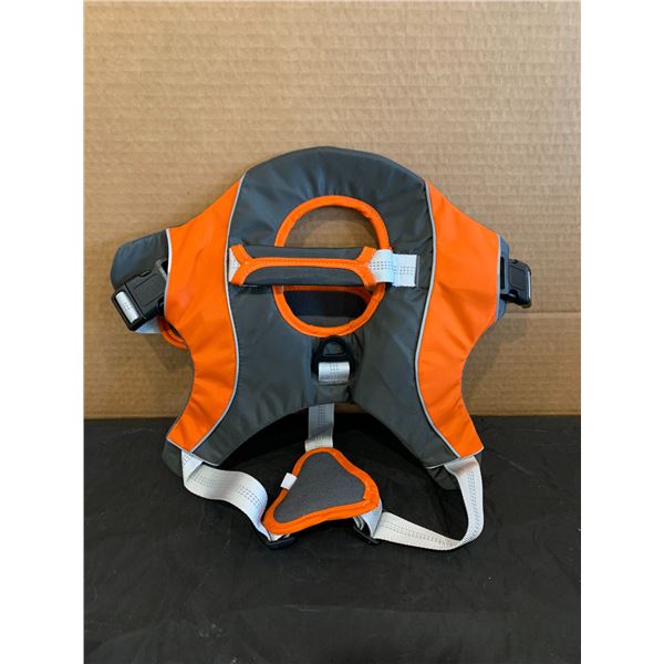 Dog Halter Harness - No Pull Breathable Adjustable Orange XL