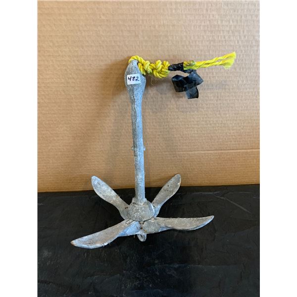 Zinc Covered Small Boat Anchor