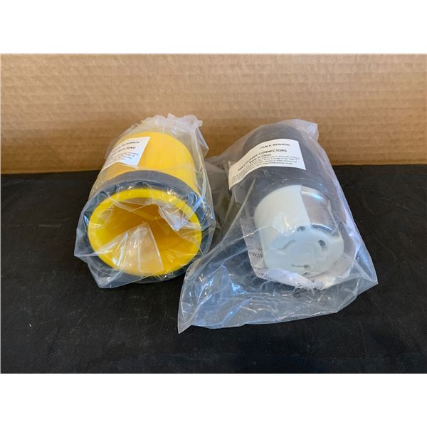 50A Locking Connectors With Replaceable CoVer With Ring