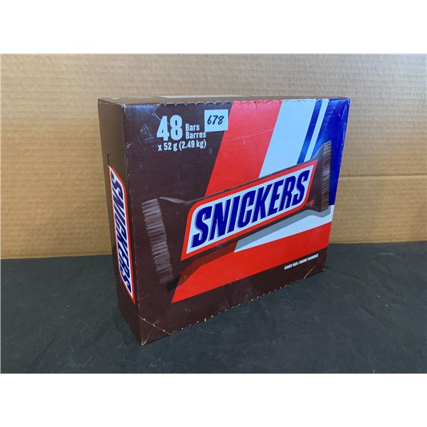 Box of 48 Full Size Snickers Bars