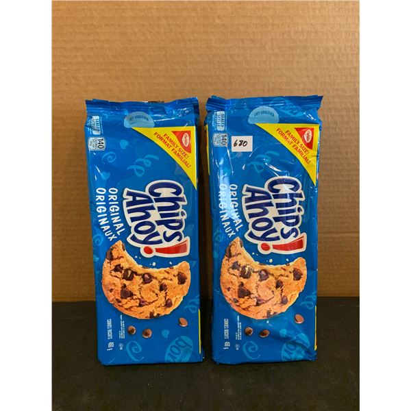 2 x Family Size Chips Ahoy! Orignal Chocolate Chip Cookies
