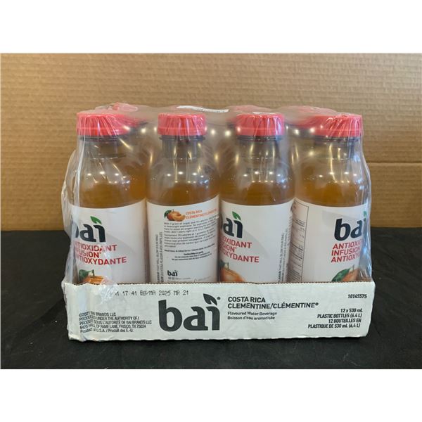 12 Pack of Bai Antioxidant Infusion Costa Rica Clementine