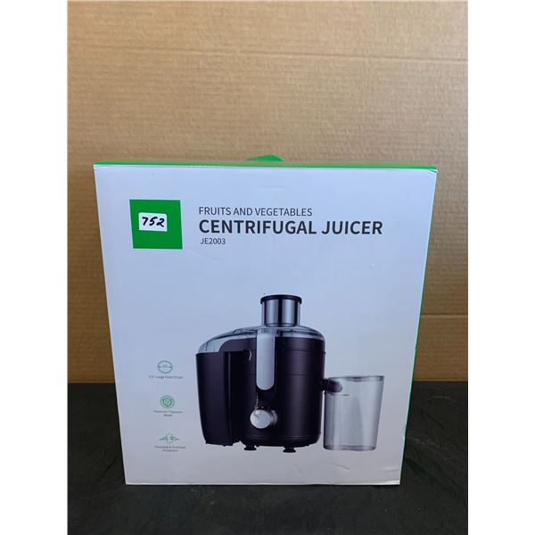 2.5" Feed Centrifugal Juicer For Fruits & Vegetables