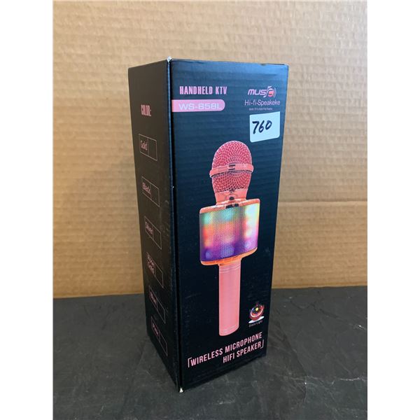 Handheld KTV Wireless Microphone HiFi Speaker