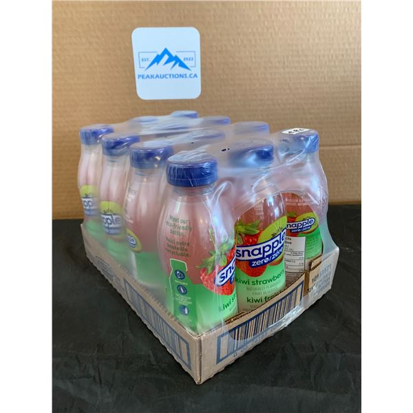 Snapple Zero Strawberry Kiwi 473ml Bottle 12 Pack