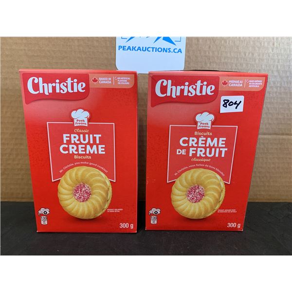 Christie Fruit Crème Biscuits 300g 2 Pack