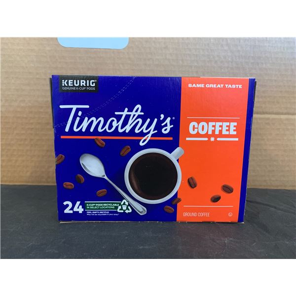 Keurig Timothys Coffee Pods 24 Count Colombian Exelencia 216g