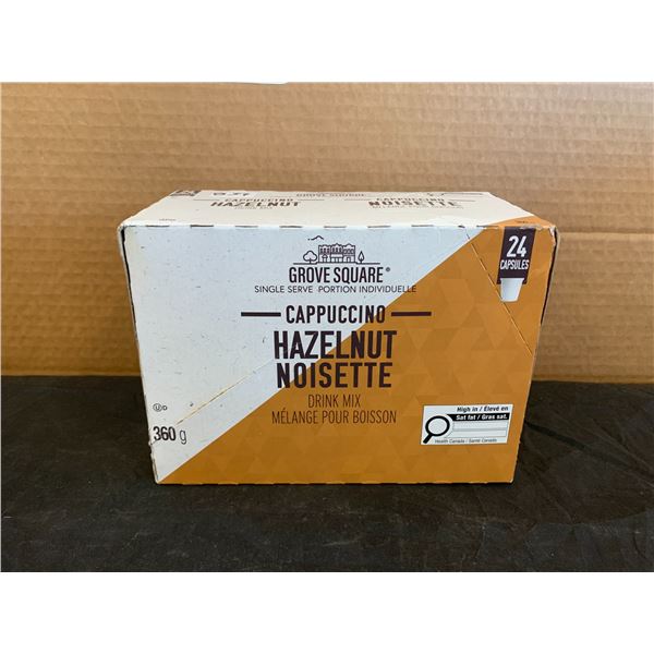Grove Square Cappuccino Hazelnut 24 Keurig