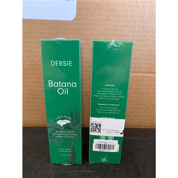 Lot of 2 DERSIE Batana Oil - Hair Thinning Solution