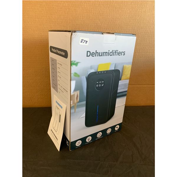 Dehumidifier Portable 7 Coloured Lights Timer With Drain White
