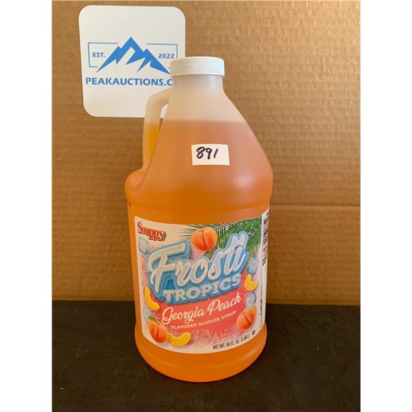 Snappy Frosty Tropics Georgia Peach Slushie Syrup 1.89L