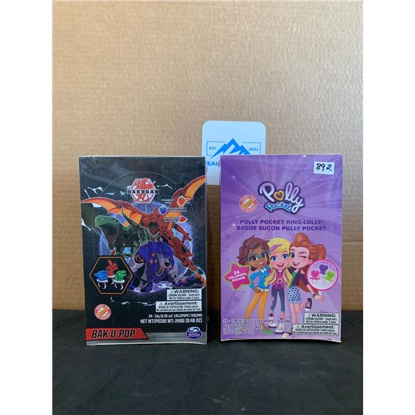 Polly Pocket Ring Pops Bakugan Ring Pop 24 Count Each Box