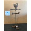 Image 1 : Cast Iron Weathervane Rooster (Replica weathervane, not functional)