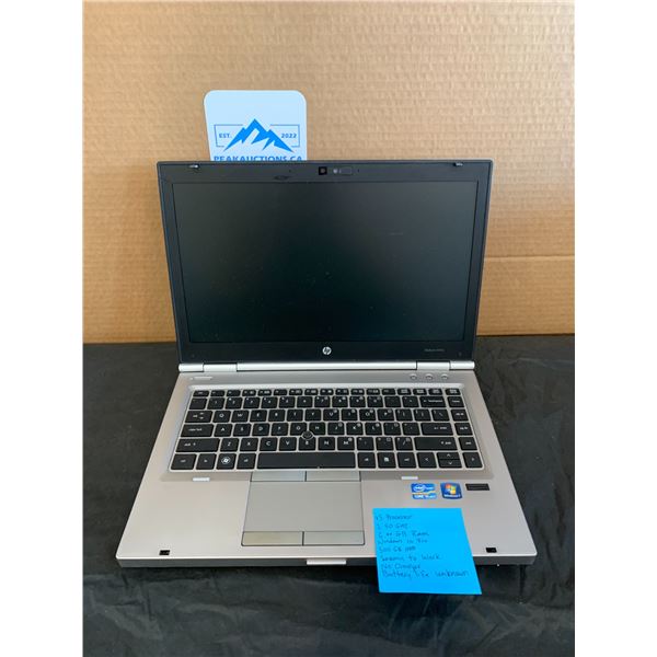 HP Elitebook Laptop i5 - 2.50 GHZ - 6GB Ram - Win10 Pro - 500GB HDD
