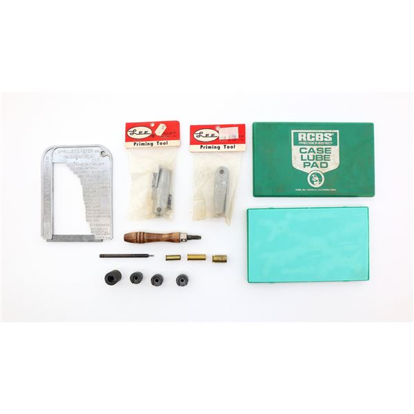 ASSORTED RELOADING ACCESSORIES LOT