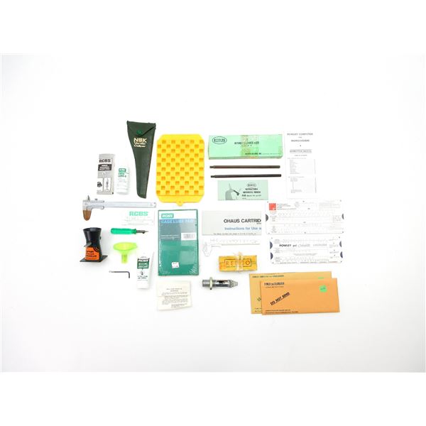 ASSORTED RELOADING ACCESSORIES LOT
