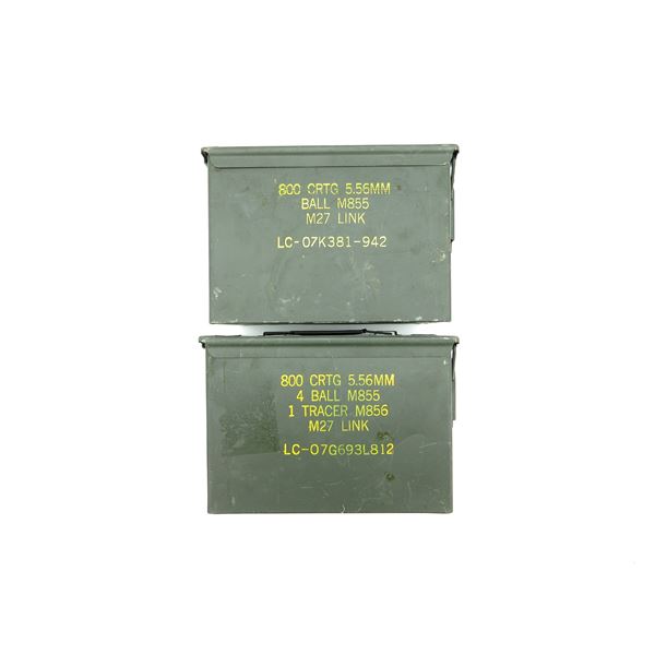METAL AMMO TIN LOT