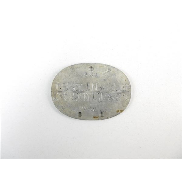 WWII GERMAN SS DOG TAG