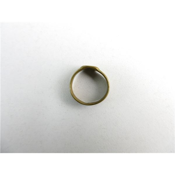 WWII CANADIAN "K" SIGNET RING