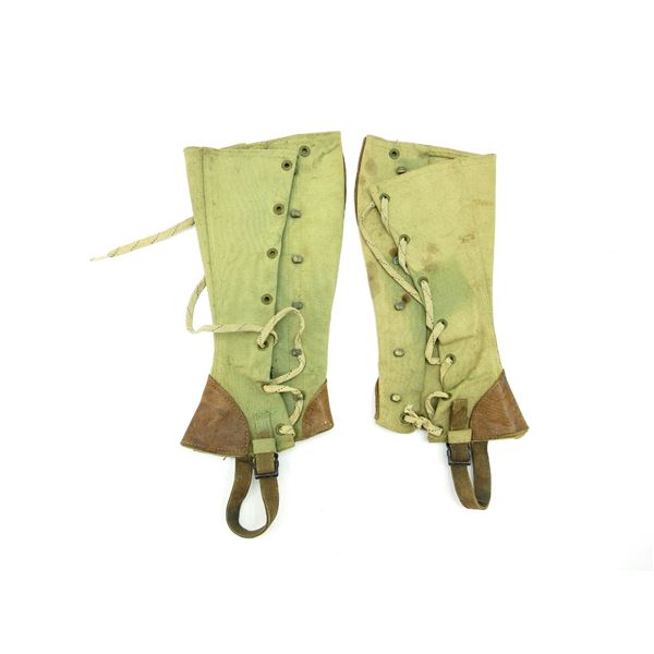 WWII U.S. MILITARY GAITERS