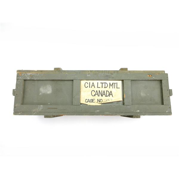 WOODEN SHIPPING CRATE