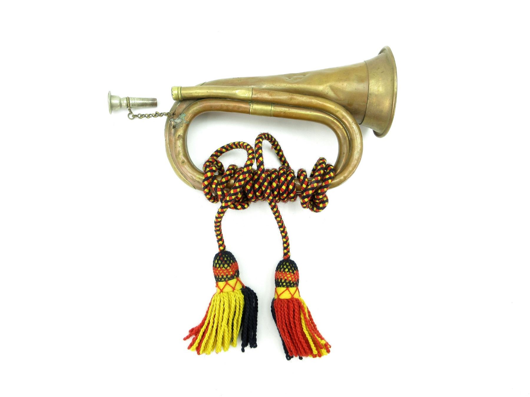 Bur Bugle WWII INDIA-MADE BUGLE - Switzer's Auction & Appraisal Service
