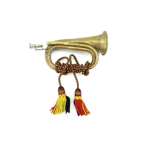 WWII INDIA-MADE BUGLE