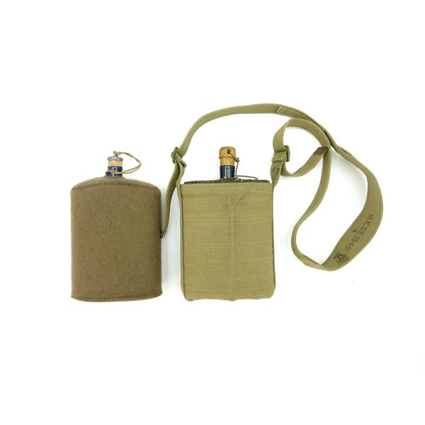 WWII BRITISH MILITARY CANTEEN LOT