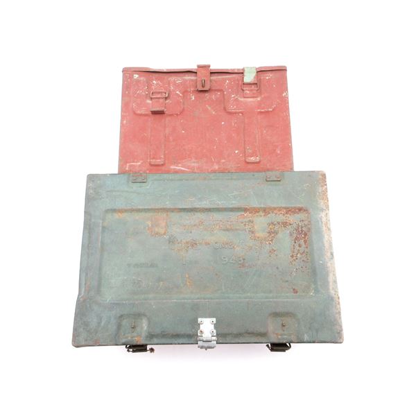 WWII METAL AMMO TIN LOT