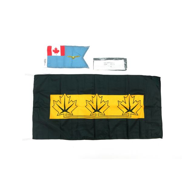 ASSORTED CANADIAN MILITARY FLAG LOT