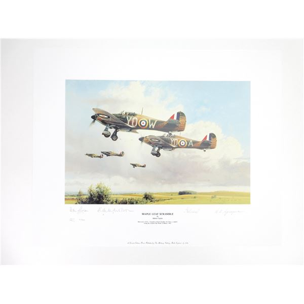 "MAPLE LEAF SCRAMBLE" PRINT