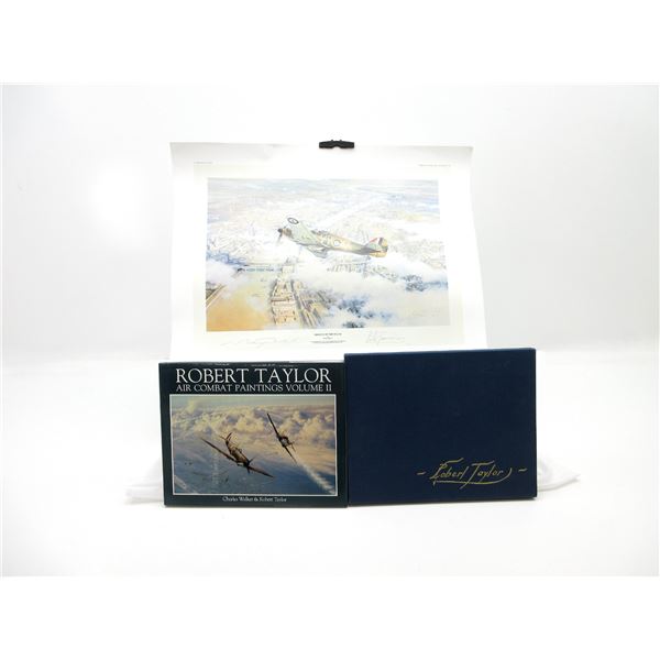 ROBERT TAYLOR BOOK AND PRINT LOT