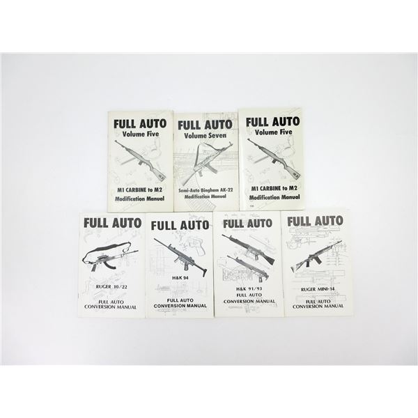 ASSORTED "FULL AUTO" BOOK LOT