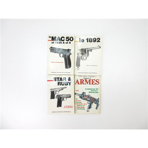 ASSORTED MILITARY GUN BOOK LOT