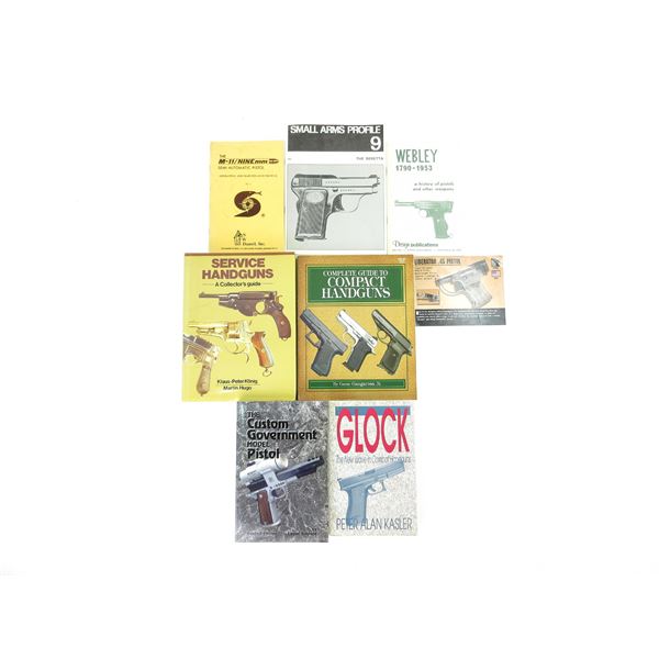 ASSORTED MILITARY HANDGUN BOOK LOT