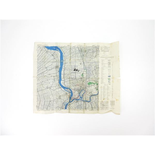 WWII LEER GERMANY TOPOGRAPHIC MAP