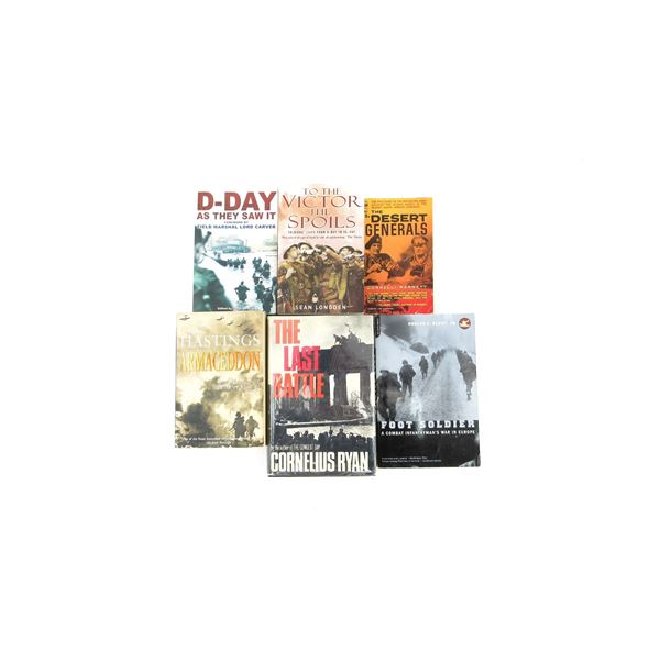 ASSORTED WWII MILITARY BOOK LOT