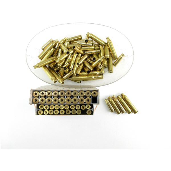 NON-PRIMED ASSORTED BRASS CASES LOT