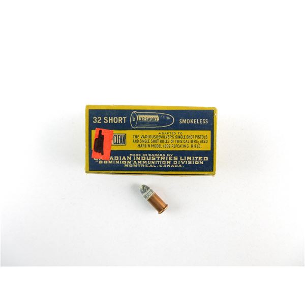 COLLECTIBLE CIL .32 SHORT AMMO LOT