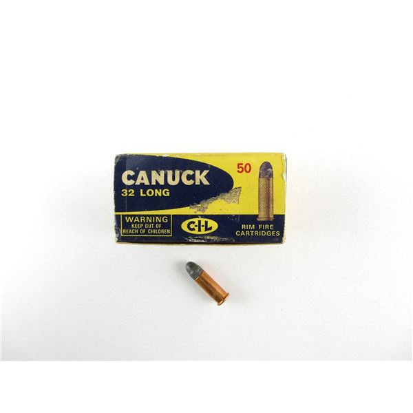 COLLECTIBLE CANUCK .32 LONG AMMO LOT